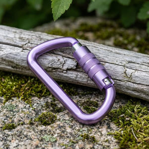 Mosquetón <span class=keywords><strong>de</strong></span> Bloqueo Automático <span class=keywords><strong>de</strong></span> 30 kN, Mosquetón <span class=keywords><strong>de</strong></span> Escalada Grande con Cierre Giratorio, Mosquetón <span class=keywords><strong>de</strong></span> Alta Resistencia para Escalada en Roca y Árboles - Product Image 2