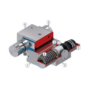 MBPS2001GS1 German Zimmer Rail <b>Clamp</b> MBPS2001GS1-02 - Product Image 2
