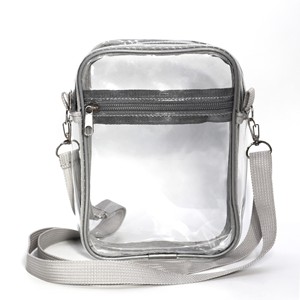 Großhandel PVC wasserdichte Handtasche Damen Umhängetasche Stadium Approved Geldbörsen Umhängetasche Herren Clear Umhängetasche - Product Image 4