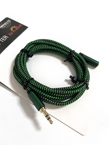 Câble AUX plaqué or 3,5 mm mâle vers femelle - Extension audio haute fidélité pour écouteurs et lecteurs de musique - Product Image 3
