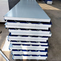 Panneau sandwich en laine de roche pour bâtiments industriels avec système de protection ignifuge pour murs et toitures