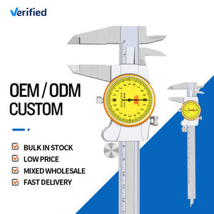 <span class=keywords><strong>เวอร์เนียร์</strong></span>คาลิปเปอร์สแตนเลสความแม่นยำสูง 0.02 มม. พร้อมหน้าปัดสีเหลือง คาลิปเปอร์พลาสติกสำหรับวัดเส้นผ่านศูนย์กลางภายในและภายนอก - Product Image 3