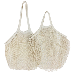 Bolsa <span class=keywords><strong>de</strong></span> malla <span class=keywords><strong>de</strong></span> algodón orgánico para frutas y verduras, tejido <span class=keywords><strong>de</strong></span> red reutilizable para compras, ecológico - Product Image 1