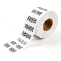 Etiquetas de Código de Barras Mini de Alta Resolución Haoxuan, Fabricadas en PET Blanco, Impresas para la Identificación de Productos Pequeños