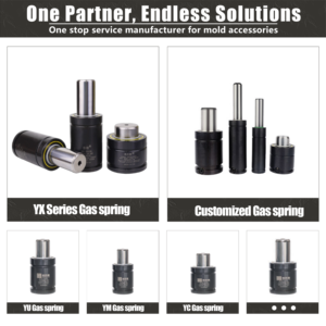 Precisie micro gasveer cilinders CNC gefreesde mini gasveren hoge kracht trekveren voor matrijsuitwerpsystemen - Product Image 2