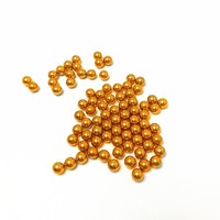 Miniature Brass Beads 2.02mm Diameter Precision Instruments Jewelry Accessories Polished Shiny Surface HRC 66-70 Durable