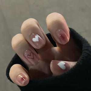 Vente en gros de faux ongles sexy et mignons à la mode, faux ongles, faux ongles, faux ongles artificiels courts et longs à presser - Product Image 6