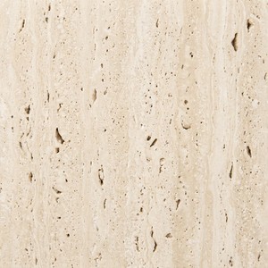 <span class=keywords><strong>Tavolino</strong></span> da Caffè in Legno con Impiallacciatura in Travertino Beige, Forma Rotonda, Stile Moderno e Semplice per <span class=keywords><strong>Soggiorno</strong></span> - Product Image 3