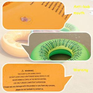 Flotteur de <span class=keywords><strong>piscine</strong></span> gonflable, Tubes, anneaux de natation, jouets de plage, Tube gonflable, fruits, pièces - Product Image 3