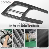 Pour Honda Civic Type R 11e génération FL5 2023 2024 2025 2026, garniture de console centrale en fibre de carbone véritable, accessoires intérieurs pour le levier de vitesses