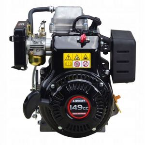 Moteur à essence Loncin 165F-3H refroidi par air, 4 temps, monocylindre 149cc, démarrage au kick, pour machine de terrassement - Product Image 1