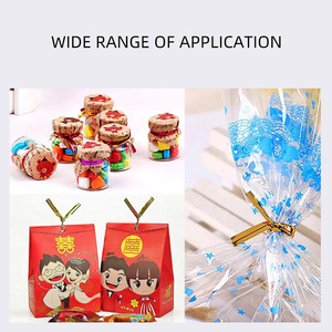 800pcs 4mm Wide Metallic Iron Wire Twist Ties 6-15cm Long <strong>Cake</strong> <strong>Tools</strong> for Bread Pastry Toast Food Lollipop Packaging - Product Image 6