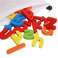 Juguetes de Aprendizaje de Ortografía y Vocabulario, Juegos de Palabras, Rompecabezas de Letras, Tarjetas de Memoria, Bloques de Alfabeto de Madera para Niños