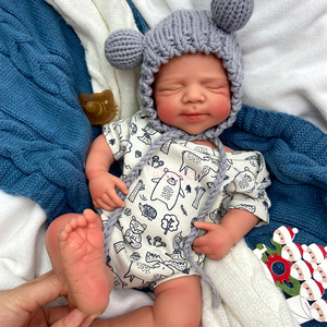 20インチのパスカルちゃん、おしゃぶり付き、柔らかい解剖学的に正しいシリコン製の赤ちゃん人形、リアルな男の子/女の子のリボーンドール、不安解消用 - Product Image 3