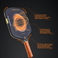 Raquette de pickleball professionnelle Gen 5, noyau en mousse EPP, fibre de carbone T700, design crâne haute adhérence, puissance et contrôle sur tous les terrains