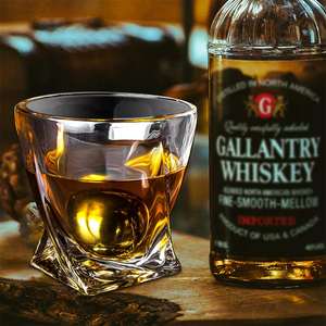 Custom Logo Whiskey Cup Twist <b>Tumbler</b> Glasses Wine <b>Blanks</b> Espresso Sublimation Glass OEM Customized Europe American Style - Product Image 4