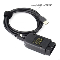 Herramienta de Diagnóstico para Vehículos V25.3 HEX V2 VCDS ATMEGA162 FT232 Escáner de Coche Obd2 HEX VII para Volkswagen Audi VW (NO MQB)
