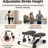 Mini stepper portable pour la maison et stepper d'entraînement pour la taille avec écran LCD pour l'exercice à domicile