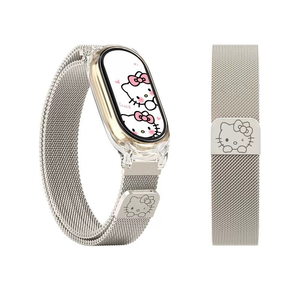Correa de Reloj de Malla Metálica Transpirable de 37 Colores de la <span class=keywords><strong>Serie</strong></span> 70101 Totalmente Nueva para Miband7, Correa Negra de Lujo de 20 mm - Product Image 2
