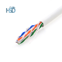 305M 1000ft Cat 6 Utp Kabel Ethernet Jaringan Lan Dalam Ruangan 24awg 26awg 2pr 4pr 0.57Mm 0.56Mm Cat6