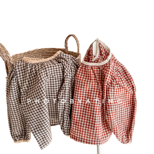 Novedad <span class=keywords><strong>de</strong></span> 2025, camisas para bebés, camisa a cuadros <span class=keywords><strong>de</strong></span> estilo <span class=keywords><strong>de</strong></span> moda <span class=keywords><strong>de</strong></span> primavera y otoño para niñas, <span class=keywords><strong>blusas</strong></span> informales para bebés - Product Image 4