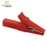 Pince de test de batterie en cuivre 55MM, pince crocodile HV pour prise banane 4mm, câble multimètre, sondes
