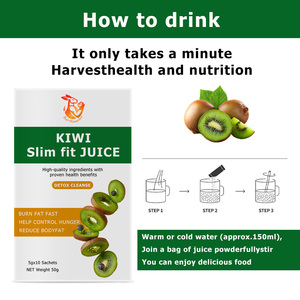 OEM ODM Kiwi Slim Fit, Polvo de Jugo con Mezcla de Hierbas para el Control del Peso Corporal, Ayuda a Reducir la Grasa Corporal, Pérdida de Peso Natural a Base de Hierbas - Product Image 2