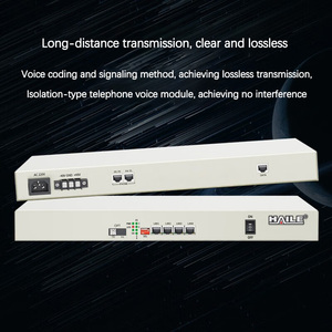 Transmetteur-récepteur <span class=keywords><strong>optique</strong></span> pour téléphone numérique 8 canaux téléphoniques + 4 Ethernet isolés 100M |   Câble de bureau monomode monofibre 60 km 1 paire - Product Image 5