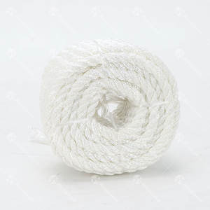 Cuerda de Nylon de <span class=keywords><strong>3</strong></span> Hilos Resistente a los Rayos UV, Color Blanco, 24 mm de Diámetro, Cuerda Marina Trenzada - Product Image 4