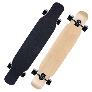 High-quality Outdoor 4 Wheel 42 "blank Long Dance Skateboard Board Can Be Customized Pattern LOGO.