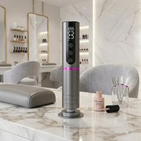 Lime à pieds électrique rechargeable pour éliminer les callosités, lime à pédicure en métal, vitesse réglable, affichage numérique LED, outil de salon portable, OEM/ODM