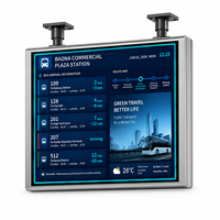 Affichage LCD suspendu extérieur haute luminosité pour arrêt de bus, pour l'information des passagers et la publicité