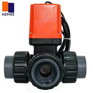 DN25-DN50 DC24V AC220V L Type Ball Valve Electric Actuator Ball Value