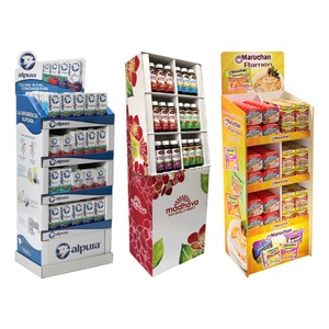 ชั้นวางแสดงสินค้าแบบพับได้บนเคาน์เตอร์ ทำจากกระดาษแข็ง ปรับแต่งได้ สำหรับขนมและเครื่องดื่ม - Product Image 4