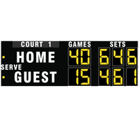 Tableau d'affichage sans fil personnalisé LED Padel Tennis Score Board