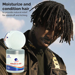 Gel coiffant bio à l'arbre à thé, tenue extra forte, sans pellicules, pour extensions bouclées et frisées, unisexe, hypoallergénique - Product Image 1