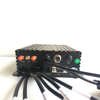 Grabador de Video para Vehículos MDVR de 4 Canales con Gestión de Archivos Encriptados, 4G, GPS, ADAS, DSM, BSD Opcional, 1080P H.265 para Camiones/Autobuses, 1 Año