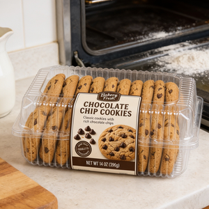 Boîtes à biscuits personnalisées en PET de qualité alimentaire, contenants d'emballage transparents rectangulaires pour XF-0211, taille et logo personnalisés pour la marque, MOQ - Product Image 4