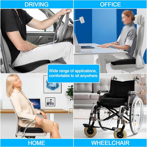 Prodotto di Tendenza 2026 Cuscini Ortopedici Ergonomici Antiscivolo in Memory Foam per Sedia da Ufficio e Sedile Auto con Logo/Confezione Personalizzati - Product Image 6