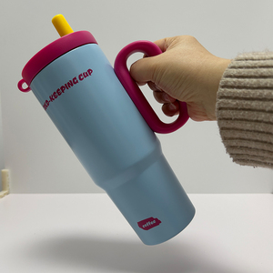 25oz/<b>750ml</b> 316 Stainless Steel Tumbler with Handle, Straw Lid & Tea Infuser - Ready to Ship - Product Image 6