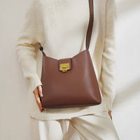Sac à bandoulière en cuir élégant et luxueux pour femme, design uni, portable, tendance – Offre Spéciale