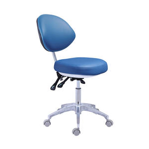 Sgabello medicale con sedia Mobile da medico e sedia Mobile Mobile per sedile rotante in microfibra per sedile posteriore regolazione dell'inclinazione del telaio/ciao - Product Image 1