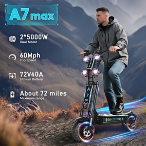 A7max <b>72V</b> 10000W Dual Motor Electronic Waterproof Aluminum Foldable Scooter Lithium <b>Battery</b> 90-120KM Range 95KM/H Speed - Product Image 1