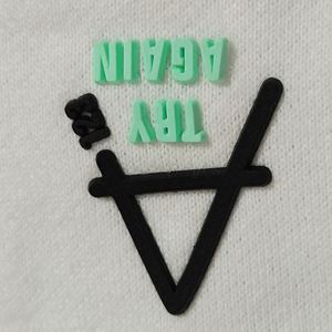 Custom 3d Heat-transfer Silicone Label Sticker <b>Vinyl</b> Baby With Triangle Ring Buckle Flat Rubber Heat Transfer for for Garment - Product Image 3