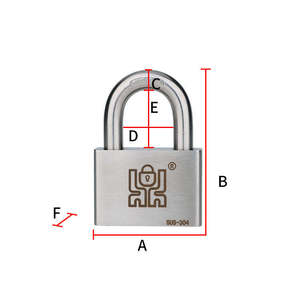 Alta calidad directo de fábrica al por mayor 304 acero inoxidable a prueba de agua 30MM candado de alta durabilidad para exteriores - Product Image 6