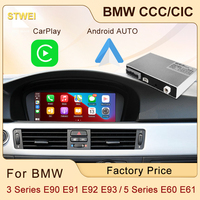 Módulo Inalámbrico Carplay STWEI y Android Auto para BMW Serie 3 y 5 CIC CCC E90 E91 E92 E93 E60 E61 2005-2012 Compatible con Cámara de Reversa