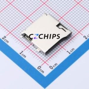 ZX-TF-281.8X SD Card / Memory Card Connector SMD Connector Self-Return Type MicroSD Card (TF Card) Card Holder 2.8mm - Product Image 1