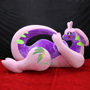 Jouets gonflables en peluche Hongyi : Dragon gonflable en PVC, dragon couché, animal en peluche doux et moelleux, poupée rembourrée qui se tient debout - Product Image 2