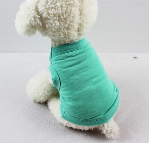 T-<span class=keywords><strong>shirt</strong></span> blanc uni <span class=keywords><strong>personnalisé</strong></span> pour <span class=keywords><strong>chien</strong></span>, vente en gros - Product Image 2