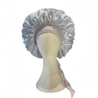 Alpha Phi Alpha Eco-Friendly Bonnet en satin doux et réversible, réglable, avec broderie 3D, impression numérique, coiffure décontractée